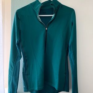 Nike 1/4 zip pullover with mesh sides